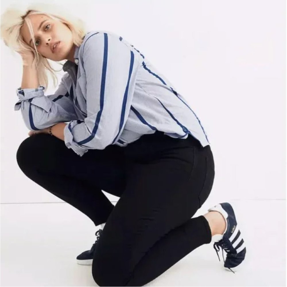 Madewell High Rise Roadtripper Jeans in Bennett Black | 29